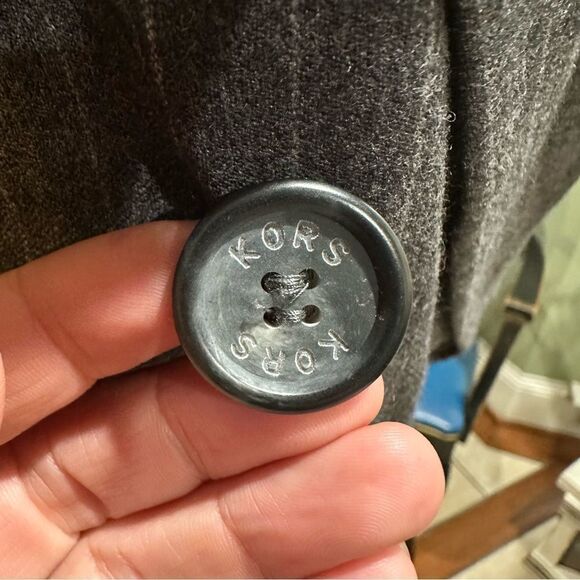 Michael Kors Vintages 90s Pinstripe Blazer Bodysuit Size 6 - Picture 9 of 10